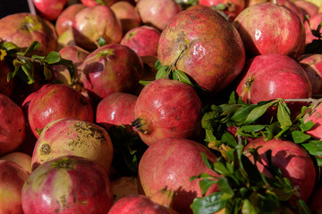 Pomegranate on Market