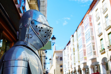 Burgos warrior medieval armor armour in Castilla