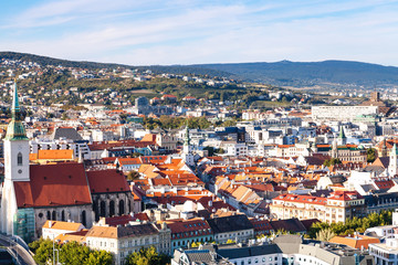 Fototapeta na wymiar skyline of Bratislava, Slovakia