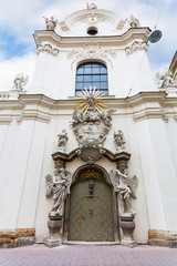 entrance to Church of St. John and Loreto, Brno