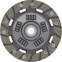 Clutch disc vector