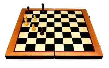 wooden chess board