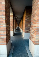Brick gallery in UW university campus;