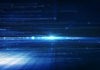 Abstract geometric technology design element. 