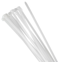 Cable ties isolated on  white background without shadows