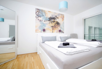 Fototapeta na wymiar modern bedroom