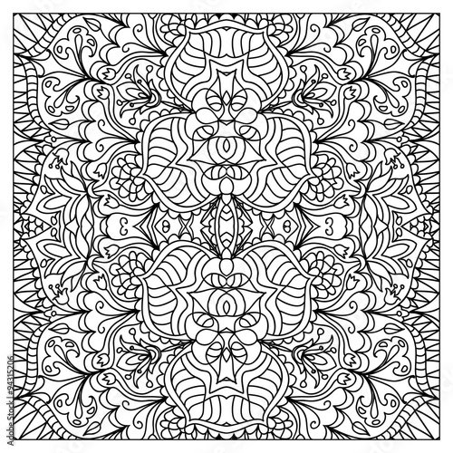 "Abstract zentangle coloring page " Stock photo and royalty-free images