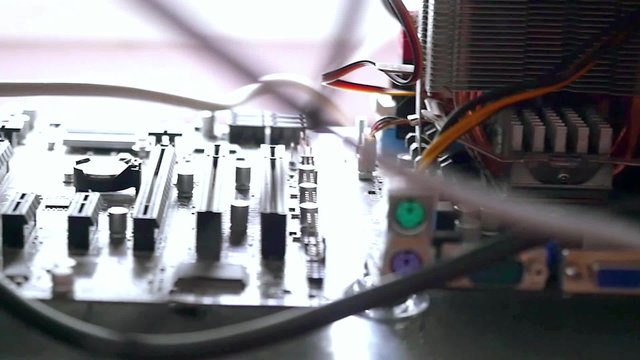 Network Server Rack Panel with hard disks in a data cente in