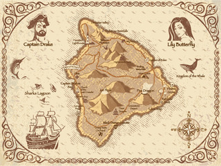 Pirate Map Vector