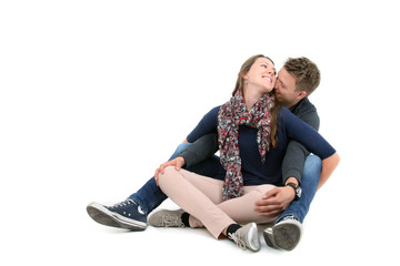 Fototapeta premium junges glückliches Paar