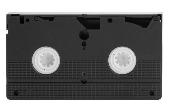 Old vhs video cassette Tape