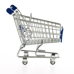 blue shopping cart