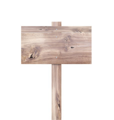 Old wooden sign