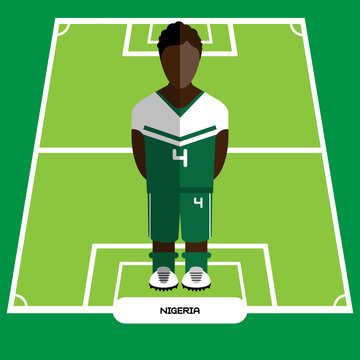 Computer game Nigeria Football club player