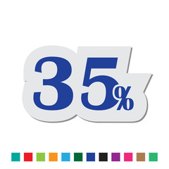 Sticky Icon discount persent