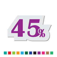 Sticky Icon discount persent