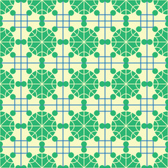 Abstract seamless patterns in Islamic style.