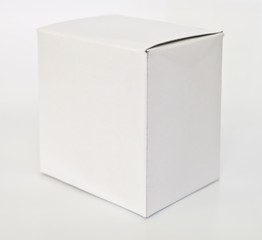 White box isolated