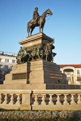 Monument to the Tsar Liberator in Sofia. Bulgaria
