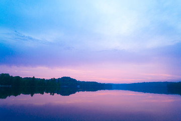 Reflection of a sunset