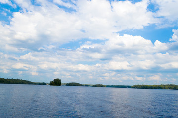 Sailing in Duck lake