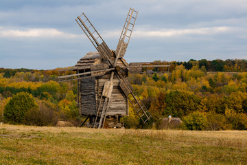 Fototapeta na wymiar Old windmill