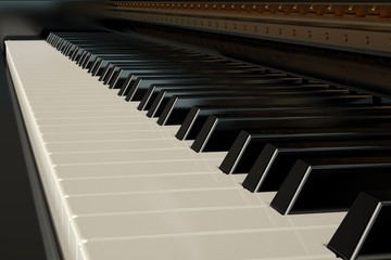 Naklejka premium Piano keyboard
