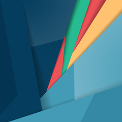 Obraz premium Modern Material Design Abstract Vector Background. EPS10