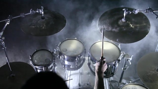 drummer playing drums