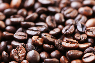 Coffee beans background