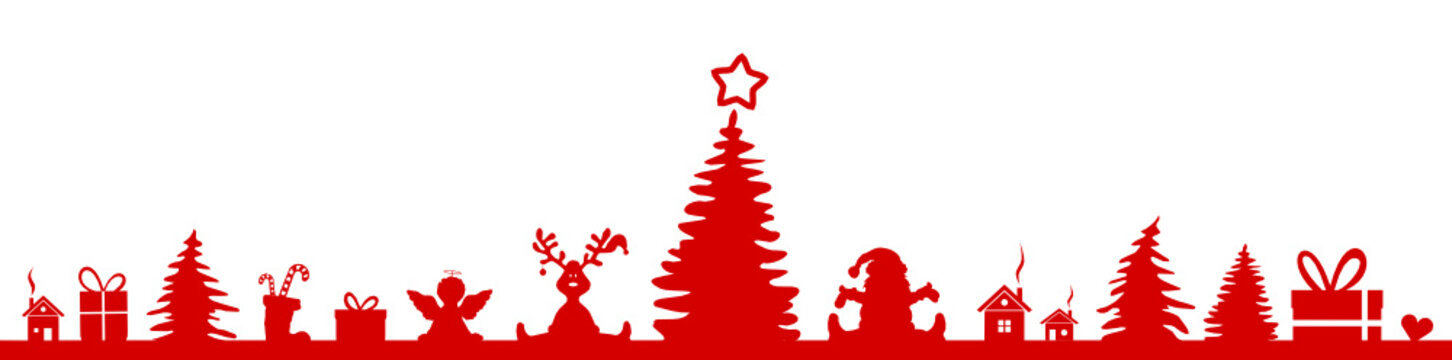 Weihnachtssilhouette