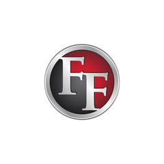 FF initial circle logo red