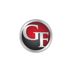 GF initial circle logo red