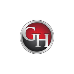 GH initial circle logo red