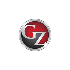 GZ initial circle logo red