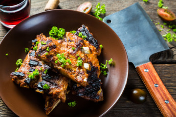 grilled ribs