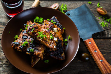 grilled ribs