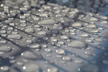 rain drops on white surface