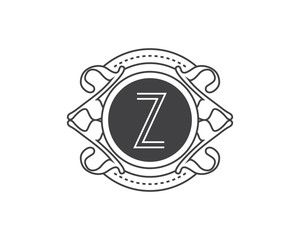 Z Monogram Luxury Logo