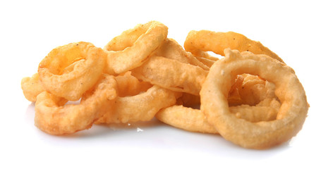 Chips rings isolated on white