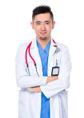 Fototapeta premium Doctor man portrait