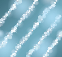 Christmas lights Christmas background, vector.