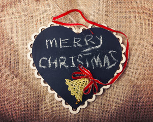Merry Christmas sign Instagram style