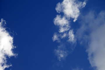 Blue sky with clouds