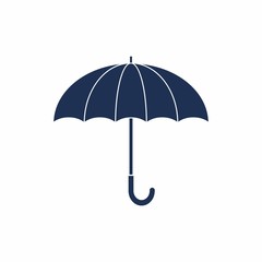 Umbrella sign Icon. Flat design style.