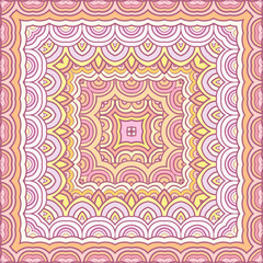 Pastel geometric pattern, vector illustration. 