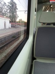 Fototapeta premium Ventana de tren