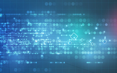 Abstract tech background. Futuristic technology interface. Vecto