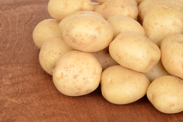 pile of new potatoes