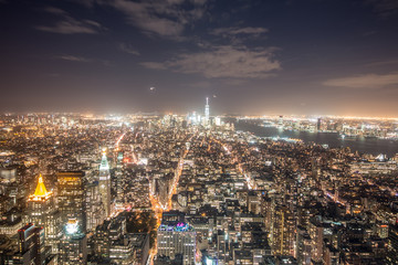Fototapeta na wymiar New York city scenic view